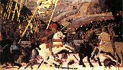paolo uccello Niccolo Mauruzi da Tolentino at the Battle of San Romano, oil painting on canvas